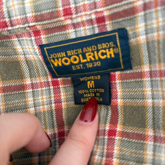 Vintage woolrich plaid button up shirt - Picture 4 of 4